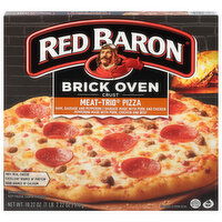 Red Baron Pizza, Brick Oven Crust, Meat-Trio, 18.22 Ounce