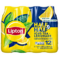 Lipton Half & Half, Iced Tea/Lemonade, 12 Each