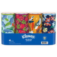 Kleenex On the Go 2-Ply Perfect Fit Tissues, 4 Each