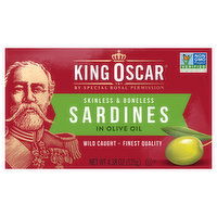 King Oscar Sardines, Skinless & Boneless, 4.38 Ounce