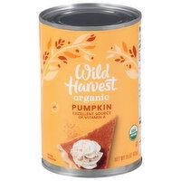 Wild Harvest Organic Pumpkin, 15 Ounce