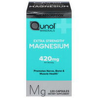 Qunol Magnesium, Extra Strength, 420 mg, Capsules, 120 Each