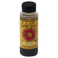 Salad Girl Salad Dressing, Organic, Curry & Fig, 8 Ounce