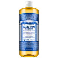 Dr. Bronner's Magic Soap, 18-in-1, Pure-Castile, Peppermint, 32 Fluid ounce