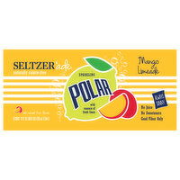 Polar Sparkling Mango Limeade Seltzer'ade, 8 Each