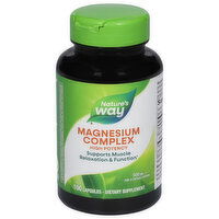 Nature's Way Magnesium Complex, 500 mg, Capsules, 100 Each