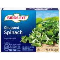 Birds Eye Chopped Spinach Frozen Vegetables, 10 Ounce