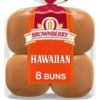 Brownberry Hawaiian Sweet Buns, 8 count, 16 oz, 8 Each