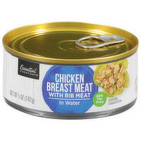 Essential Everyday Chicken Breast Meat with Rib Meat, in Water, 5 Ounce