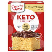 Duncan Hines Cake Mix, Keto Friendly, Classic Yellow, 10.6 Ounce