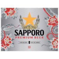 Sapporo Beer, Premium, 12 Each