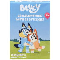 Paper Magic Group Valentines, with Stickers, Bluey, 3+, 1 Each