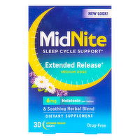 MidNite Sleep Cycle Support, 6 mg, Extended Release Tablet, 30 Each