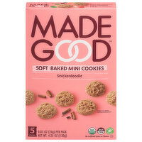 MadeGood Cookies, Snickerdoodle, Mini, 5 Pack, 5 Each