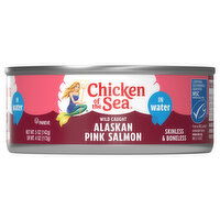 Chicken of the Sea Pink Salmon, in Water, Alaskan, Skinless & Boneless, Wild Caught, 5 Ounce