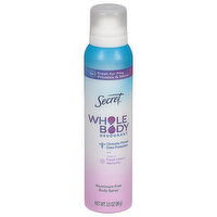 Secret Deodorant, Whole Body, Aluminum Free, Fresh Lilac + Waterlily, Spray, 3.5 Ounce