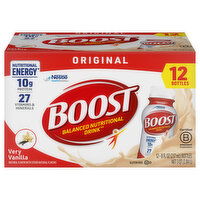 Boost Original Very Vanilla Balanced Nutritional Drink, 12 Each