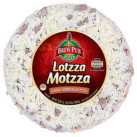 Brew Pub Pizza Lotzza Motzza Pizza, Classic Hamburger, 22.87 Ounce