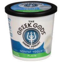 The Greek Gods Yogurt, Nonfat, Plain, Greek, 24 Ounce