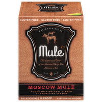 Mule 2.0 Moscow Mule, Ginger & Lemon-Lime Flavor, 4 Each