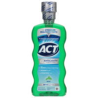 Act Mouthwash, Fluoride, Anticavity, Zero Alcohol, Mint, 18 Fluid ounce