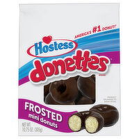 Hostess Donettes Donuts, Frosted, Mini, 10.75 Ounce