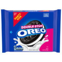 OREO Double Stuf Chocolate Sandwich Cookies, Party Size, 24.95 oz, 24.95 Ounce