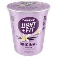 Dannon Light + Fit Fat Free Original Vanilla Yogurt, 32 Ounce
