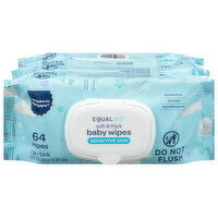 Equaline Baby Wipes, Soft & Thick, Sensitive Skin, 3 Each