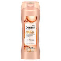 Suave Shampoo, Smoothing, Keratin Infusion, 12.6 Ounce