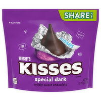 Hershey's Kisses Special Dark Chocolate Share Pack, 10 Ounce