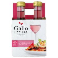 Gallo Family Vineyards White Zinfandel Wine 200ml 4pk, 200 Millilitre