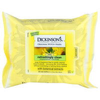 Dickinson's Cleansing Cloths, with Aloe, 25 Each