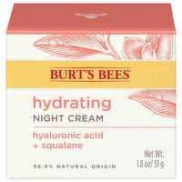 Burt's Bees Night Cream, Hydrating, 1.8 Ounce