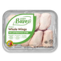 Just Bare® Natural Fresh Chicken Whole Wings, 22 Ounce