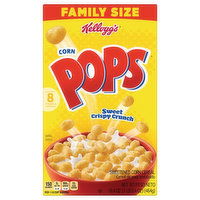 Corn Pops Corn Cereal, Sweetened, Family Size, 16.4 Ounce