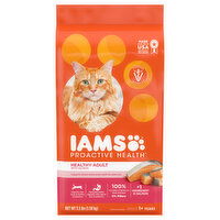 IAMS Proactive Health Cat Nutrition, Premium, with Salmon, Healthy Adult, 1+ Years, 3.5 Pound