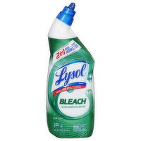 Lysol Toilet Bowl Cleaner, Bleach, Clean Scent, 24 Fluid ounce