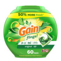 Gain Gain Flings, 60 Ct, Original Scent, 60 Each
