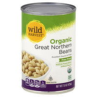 Wild Harvest Great Northern Beans, Organic, 15 Ounce