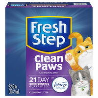 Fresh Step Clean Paws Litter, Clumping, 22.5 Pound