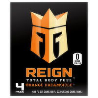 Reign Total Body Fuel Energy Drink, Orange Dreamsicle, 4 Each