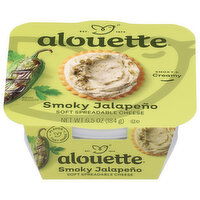 Alouette Cheese, Smoky Jalapeno, Soft, Spreadable, 6.5 Ounce