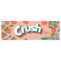 Crush Soda, Peach, 12 Pack, 12 Each
