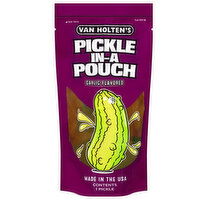 Van Holten's Pickle-in-a-Pouch, Garlic Flavored, 1 Each