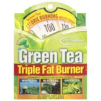 Applied Nutrition Triple Fat Burner Green Tea, Maximum Strength, Liquid Soft-Gels, 30 Each