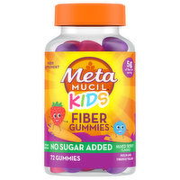 Metamucil Fiber Gummies, Kids, Mixed Berry Flavored, 72 Each