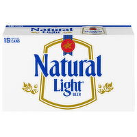 Natural Light Beer, 15 Each