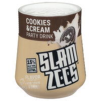 Slam Zees Cookies & Cream Party Drink, 187 Millilitre