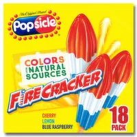 Popsicle Firecracker Ice Pop, 18 Each